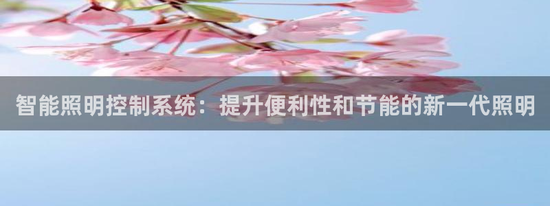 智能照明控制系统:提升便利性和节能的新一